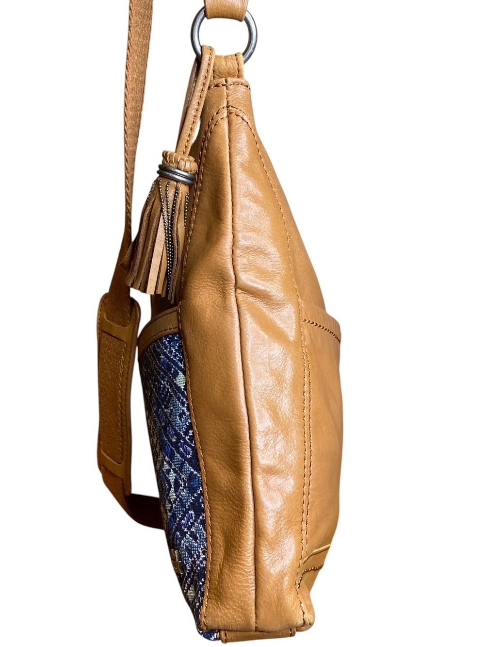 The Sak Pax Swing Pack Leather Boho crossbody hobo bag - Picture 6 of 16